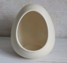 Nigella Lawson Salt Pig Cellar Pot Cream Living Kitchen Ceramic 19cm Egg Shape