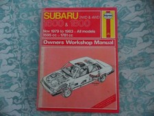 Haynes Subaru 1600 & 1800, Nov