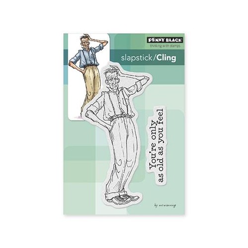 Penny black cling - cling, rubber