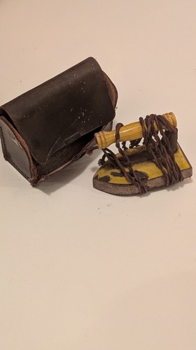 Vintage antique travel iron - travel,