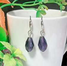 Handmade Glass Drop Earrings