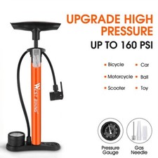WEST BIKING MTB Road Bike Bicycle Tyre Inflator Floor Pump Presta Schrader Valve
