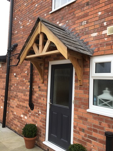 Solid oak porch - oak,