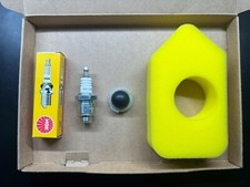 Air Filter Primer Bulb & NGK Spark Plug Flymo Quicksilver 46SD Briggs & Stratton