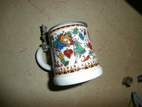 Vintage small ceramic stein - small,