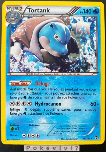 Pokemon card tortank 101 - pokemon,