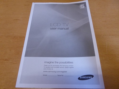Samsung lcd series user - series,