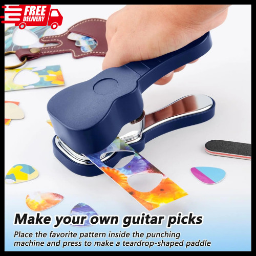 Guitar pick punch - kit, diy