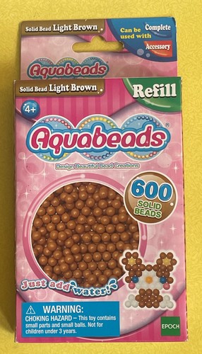 Aquabeads light brown beads - brown,