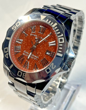 Swiss Legend 46mm 18 Jewel Automatic, Tungsten, Sandstone, Saphire Crystal Runs