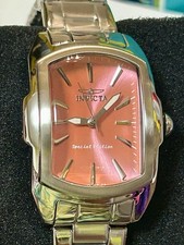INVICTA  Lupah Special Edit. New Box/Papers/3 Yr Wnty, 100m WR, 7.5”Wrist, Coral