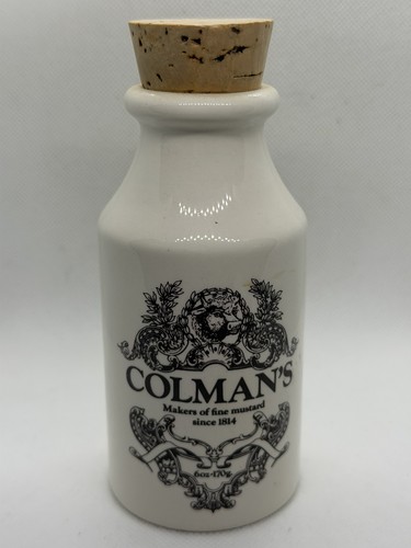 Vintage colman mustard pot - vintage,