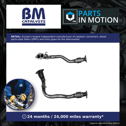 Exhaust front down pipe - front,