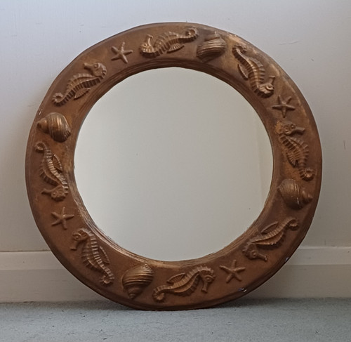 Large 1990s ceramic - , seashell