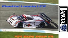 1:24 Martini Lancia LC2 WSPC scale model kit by Italeri
