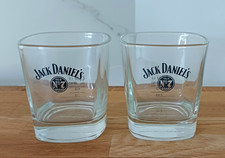 2 x Jack Daniels Glasses Old