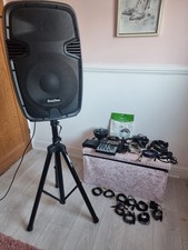 SubZero SZS-P12A 12'' Active PA Speaker with Digital Media Player   accessories 