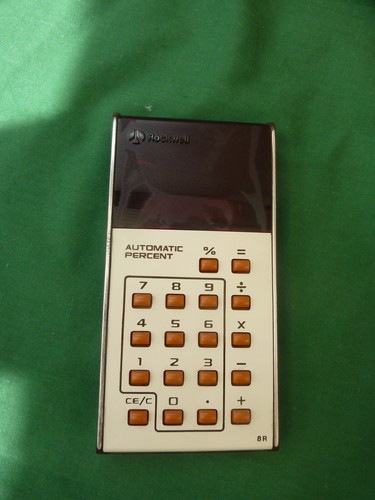 Vintage rockwell calculator - rockwell,