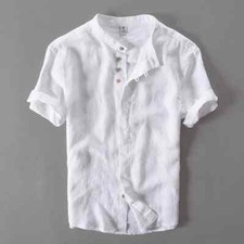 Mens Grandad Casual Shirts