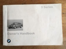 BMW CAR OWNER’S HANDBOOK 1997 E36 328i & WHEEL LOCKING NUT – ORIGINAL