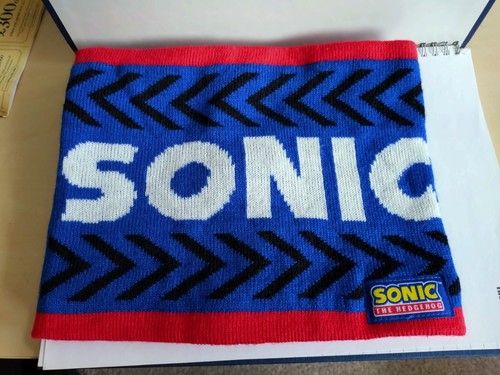 Sonic the hedgehog snood scarf - hedgehog, snood/scarf
