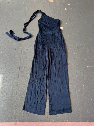 Reiss navy one shoulder - navy,