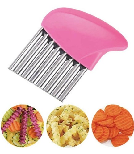 Crinkle cutter stainless - stainless, steel