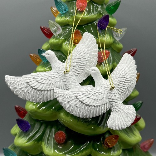 Hristmas peace doves pendant - doves,