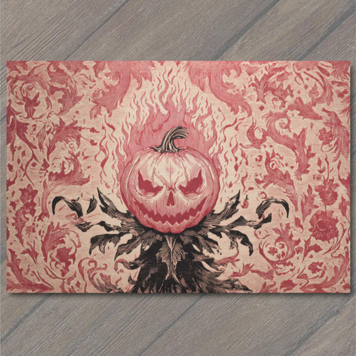 Art print pumpkin head fiend - print,