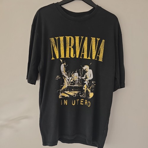 Nirvana utero mens - nirvana, black