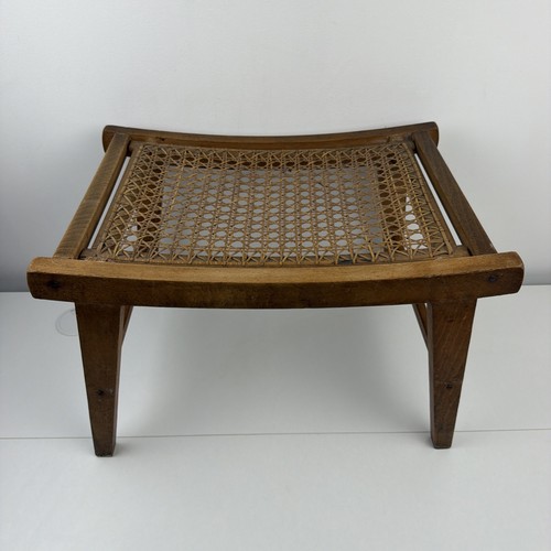 Mid century weaved wooden - mid,