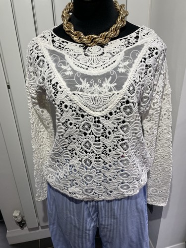 Zara trafaluc cream - zara, lace