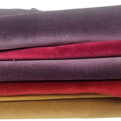 Velvet fabric remnants - remnants, 500g