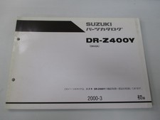 Suzuki DR-Z400Y Parts List 1st
