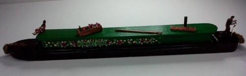 Handmade wooden narrow - narrow, boat