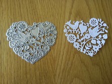 small love birds heart wedding die cutter metal cutting die cutter UK fast post 