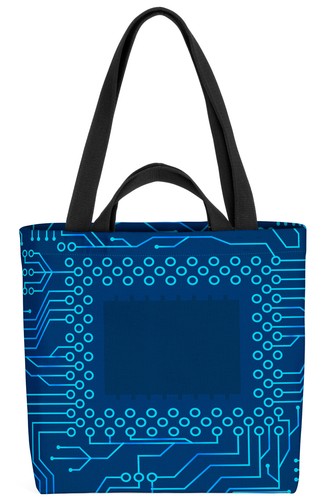 Processor micro chip blue - processor,