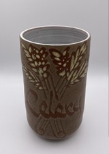 Vintage Pottery Utensil Celery Jar - Hand Made Studio Pottery - Mint - C0035