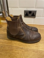 Doc Martens 2976 Crazy Horse Brown Leather Chelsea Boots Uk5/38