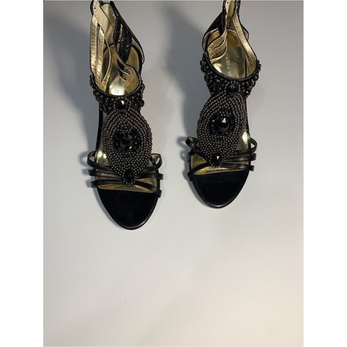 Women black beaded dress - women's,