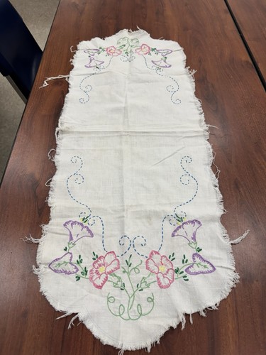 Vtg fringed edge hand - vtg,