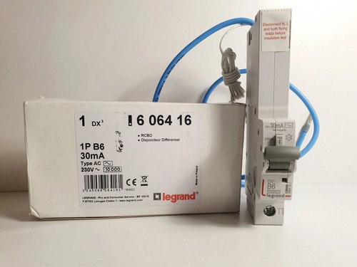 Legrand 30ma rcbo - dx³,