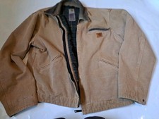 Men’s Carhartt Detroit J97 Jacket PTL  Size Large-Regular Biege 
