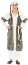 FUN SHACK KIDS NATIVITY SHEPHERD OR JOSEPH FANCY DRESS COSTUME AGE 4-6 CHRISTMAS