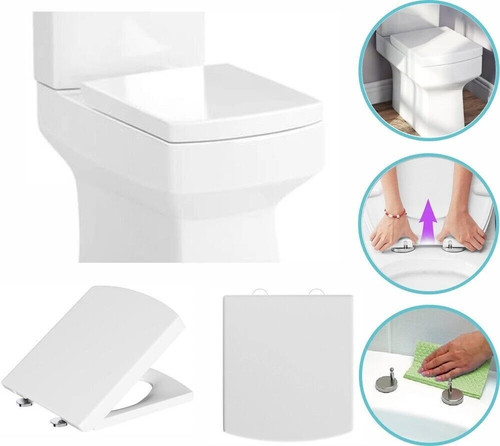 Luxury square soft close - luxury,