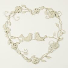 Metal Heart Wreath Birds &