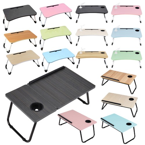 Folding laptop table stand bed - laptop,