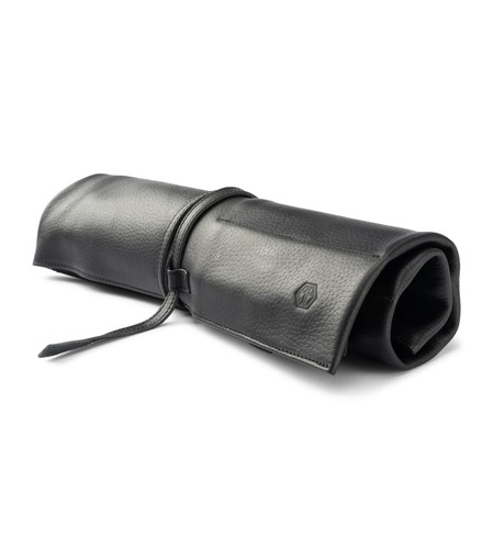 Leather knife roll - bag, for