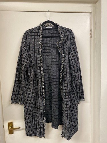 Zara unlined coat xl - zara,