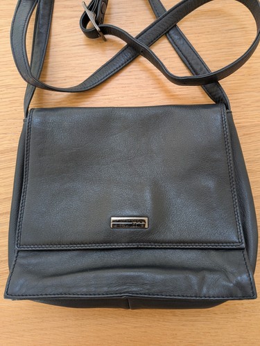 Tula black leather shoulder - tula,